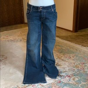 Silver Boot-Cut Jeans
